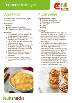 Recept appel: appelmoes en appelroosjes