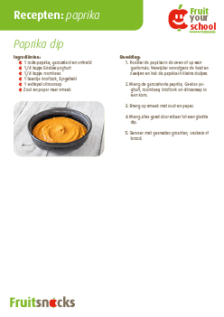 Recept paprika: paprika dip