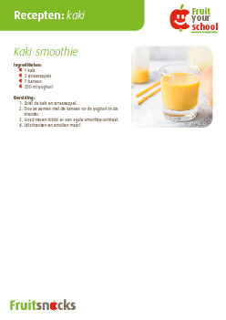 Recept kaki: kaki smoothie
